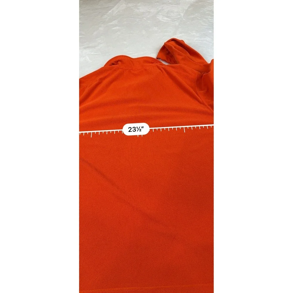 Nike ACG Mens XL Orange Pullover‎ 1/4 Zip Long Sleeve Athletic Shirt